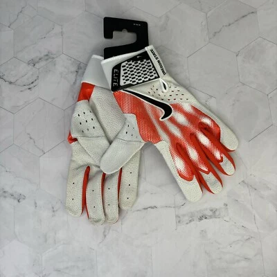 Guantes de bateo Nike Oregon State Beavers Alpha Elite para hombre talla mediana naranja nuevos Foto 1 de 4