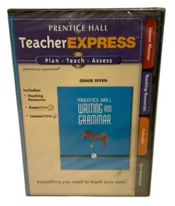 Prentice Hall, TeacherExpress Writing And Grammar Grade 7 ( 2 CD-ROM Set ) NEW - Picture 1 of 3