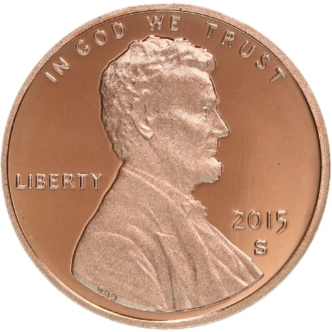2015 S Lincoln Shield Cent Gem Deep Cameo Proof Penny Cover