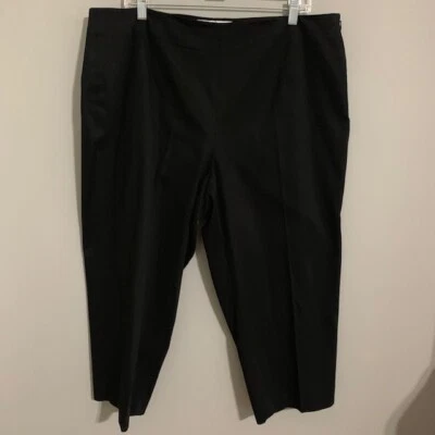 Size 18 Black Ankle or Cropped Pants - Image 1 of 4