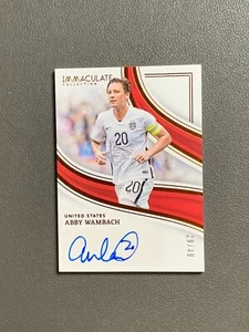 2023 Panini Immaculate Collection - Ink Abby Wambach Bronze Auto /49 - Picture 1 of 2