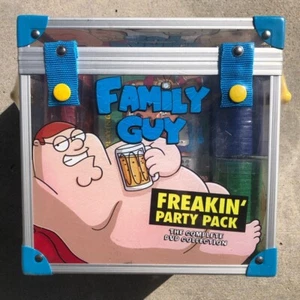 2007 Family Guy Freakin Party Pack Sealed Ping Pong Set DVDs Cards Poker Chips.. - Picture 1 of 6
