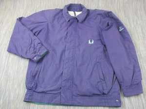 Vintage Belstaff Jacket Men Large Blue Windbreaker PGA Golf Tour Logo Waterproof - Picture 1 of 17