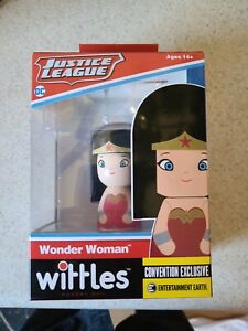 Justice League DC Wonder Woman wooden doll Wittles Convention Exclusive EE Toys