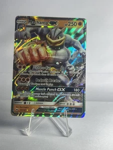 Pokémon TCG Machamp GX 64/147 Burning Shadows Ultra Rare NM - Picture 1 of 2