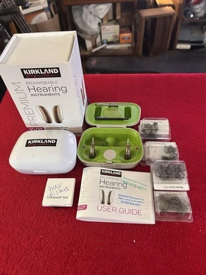 Kirkland KS10 (Phonak)  Hearing Aid with Accessories (rechargeable batteries) - Image 1 of 3
