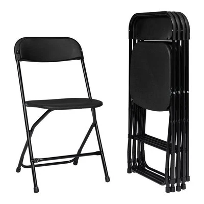 Outdoor (5 to 25 PCS) Folding Plastic Stackable Chairs for Home Wedding Party - Image 1 of 4