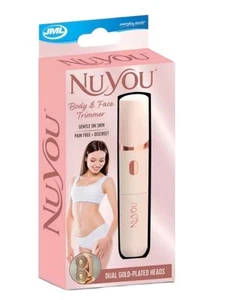 JML NuYou Face & Body Hair Trimmer Dual Gold Plated Heads. POSTED FREE TODAY - Picture 1 of 8