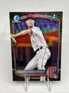 2025 Bowman Chrome Reptilian Refractor #56 Chase Mobley 1st - Picture 1 of 2