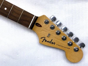 Genuine Fender STANDARD Strat Neck 21 Med Jumbo Frets 9.5 Modern C Maple/Laurel - Picture 1 of 17
