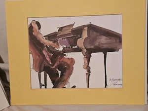 Leo Meiersdorff Signed Jazz Prints Set Of 3 (1976) New Orleans Musicians Matted - Picture 1 of 13