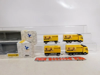 Schuco 1:87 2X CAMION IVECO DEUTSCHE POST EXPO 2000 HANNOVER SG + BOX #EI124-1 - Immagine 1 di 4