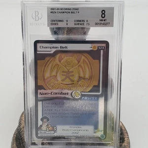 Champion Belt Sz4 BGS 8.5 Scoring Zone Promo DBZ Dragon Ball Z CCG Score - Picture 1 of 1