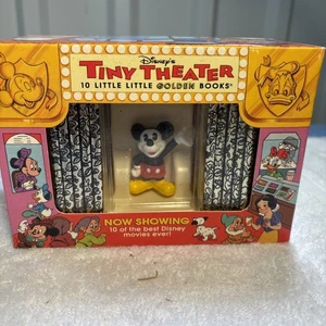 1993 Disney's Tiny Theater 10 kleine goldene Bücher mit Mickey Figur - Bild 1 von 5