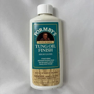 Vtg Formby's Tung Oil Finish HIGH GLOSS 8 fl. oz. Hand Rubbed Sealed - Picture 1 of 2