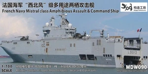 Gouzao MDW-090 1/700 French Navy Mistral class Amphibious Assault & Command Ship - Bild 1 von 7