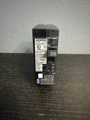 Siemens Q120DFN Arc-Fault/Ground-Fault Dual Function Circuit Breaker - Image 1 of 3