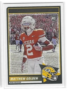 MATTHEW GOLDEN 2025 SCORE ROOKIE RC GREEN BAY PACKERS $1.99 ROOM - Picture 1 of 2