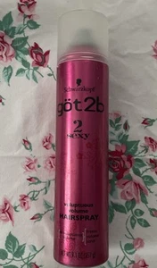 SCHWARZKOPF Got 2B 2 Sexy Voluptuous freeze Volume strut Hairspray 9.1oz RETIRED - Picture 1 of 6