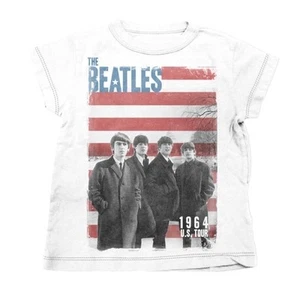 THE BEATLES STAR SPANGLED PHOTO T-SHIRT/Medium - Picture 1 of 1