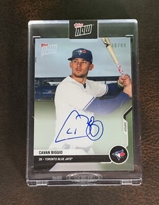 2020 TOPPS NOW #OD-65A CAVAN BIGGIO AUTOGRAPH 30/99 - ROAD TO OPENING DAY 