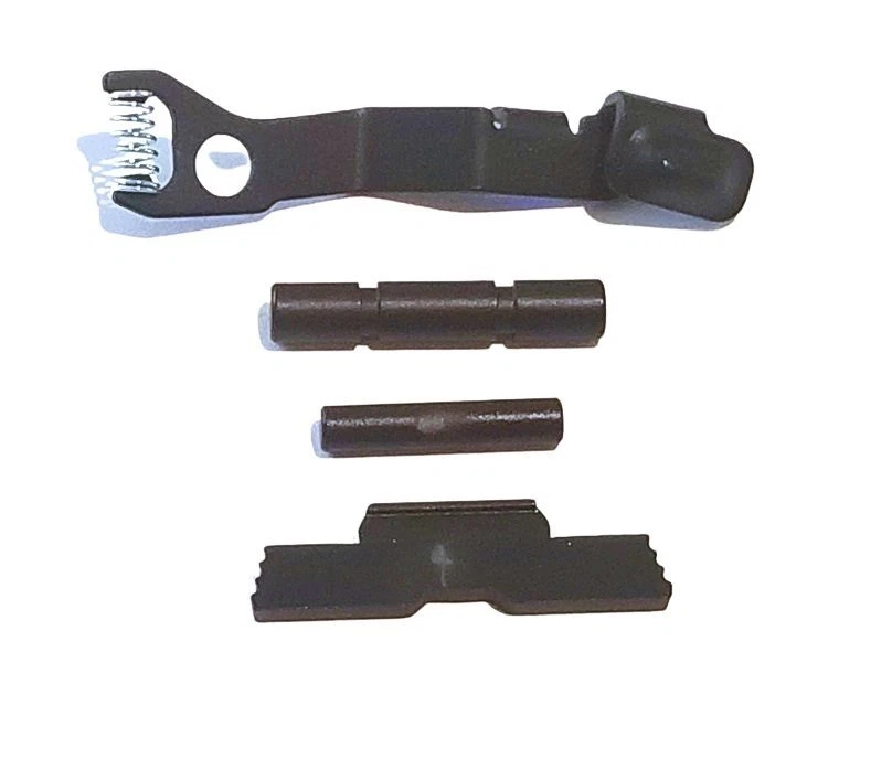 GOTO GEAR Ghost Black Extended Slide Stop Release Plus Control Kit For Glock 43 43X 48