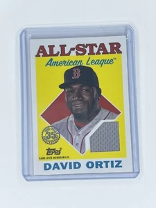 2023 Topps Series 2 David Ortiz All-Star Relic Game Used Jersey 88ASR-DO Red Sox - Bild 1 von 2