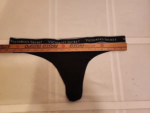 VICTORIAS SECRET LOGO CINTURA COTONE PERIZOMA MUTANDINE INTIMO. - Foto 1 di 4