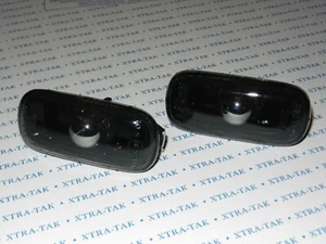 FOR AUDI A3 (8P) A4 (B6/B7) A6 (C6) SIDE INDICATORS LIGHT REPEATERS PAIR SMOKED - Picture 1 of 1