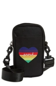 THE PHLUID PROJECT Pride Umhängetasche in schwarzem Regenbogen - Bild 1 von 2