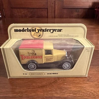 1984 MATCHBOX MODELS OF YESTERYEAR 1:40 SCALE Y-21 1930 MODEL A TOBLERONE NIB - Image 1 of 4