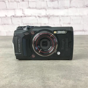 OLYMPUS Tough TG-6 12MP Digital Camera - GPS - 4K HD - BLACK - Working - READ - Picture 1 of 15