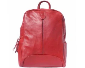 Nueva Mochila de Cuero Genuino Italiana Elegante, Deportiva, 100% Italiana Hecha a Mano - Imagen 1 de 38