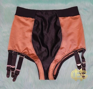 Revival Lingerie "Open Butt" Panty Girdle Champagne XL 32" - Picture 1 of 4