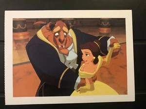 CARTOLINA NON SPEDITA DISNEY BEAUTY & THE BEAST - BELLE & BEAST DANCE IN BALLROOM - Foto 1 di 3