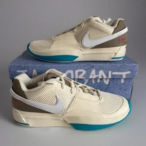 Nike Men's Size 11 “Ja 1” Vacation Basketball Shoes Cream Multicolor DR8785-102 - Picture 1 of 7