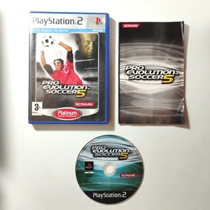 Pro Evolution Soccer 5 Platinum PlayStation 2 PS2  Football ITA PAL With Manual - Picture 1 of 7