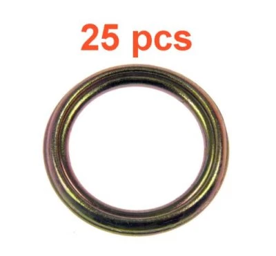 (25) Marli 14 mm plugue de drenagem de óleo junta dobrável de aço compatível com Mitsubishi Hyundai - Imagem 1 de 3