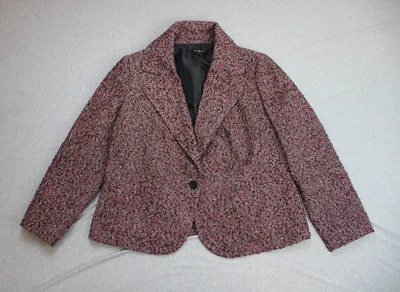 Talbots Blazer Women's 16W Single Breasted Notch Lapel Formal Tweed Jacket - Image 1 of 4