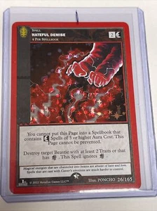 Holograma completo Metazoo Hateful Demise primera edición Wilderness casi nuevo - Imagen 1 de 7