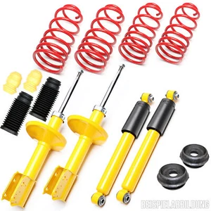 Sportfahrwerk 60/60 + Domlager + Staubkappen Fiat Seicento 187 ab 98 - Bild 1 von 8
