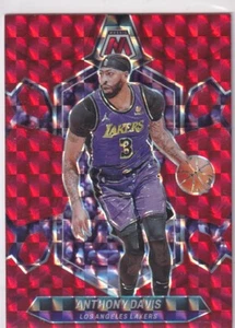 Panini 2023-24 Mosaic NBA Basketball No. 73 Anthony Davis Red Mosaic Prizm - Bild 1 von 2