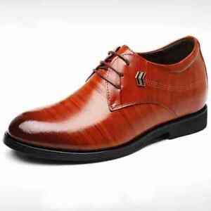 TXFS Leather Shoes 8cm and 10cm Taller