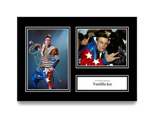 Vanilla Ice Signed A4 Photo Autograph Card Ice Ice Baby Gift Display Memorabilia - Picture 1 of 5