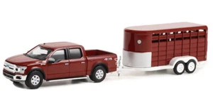 ,GREENLIGHT, FORD F-150 XLT con remolque para ganado de la serie HITCH & TOW ... - Imagen 1 de 1