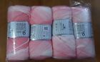 New Ice Yarns Self Stripe Vivid Candyfloss Pink Baby Batik 400Gr Dk
