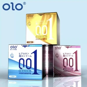 OLO Japan 001 Condoms 10PCS/box- 3 types, 0.01mm Ultra Thin- US Selller - Picture 1 of 25