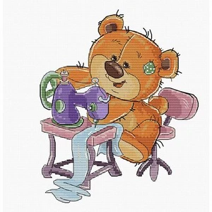 Kit Punto De Cruz Teddy Bear B1178 Luca-S - Imagen 1 de 5