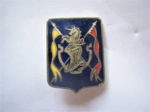 ANCIEN INSIGNE EMAIL DRAGONS ? CUIRASSIERS ? CAVALERIE ? A IDENTIFIER DRAGO P. - Picture 1 of 2