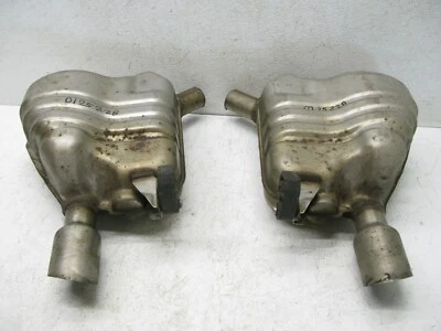 10-11 AUDI 8T A5 QUATTRO TUBO ESCAPE SILENCIADOR RESONADOR TRASERO IZQUIERDO DERECHO 012522B Foto 1 de 4